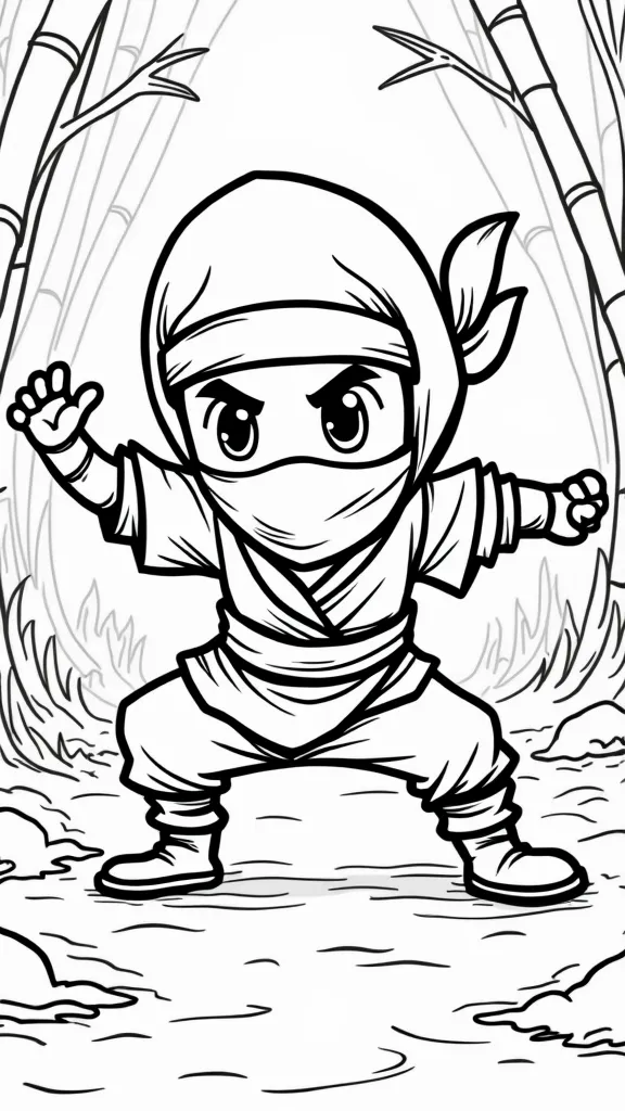 ninja free coloring pages